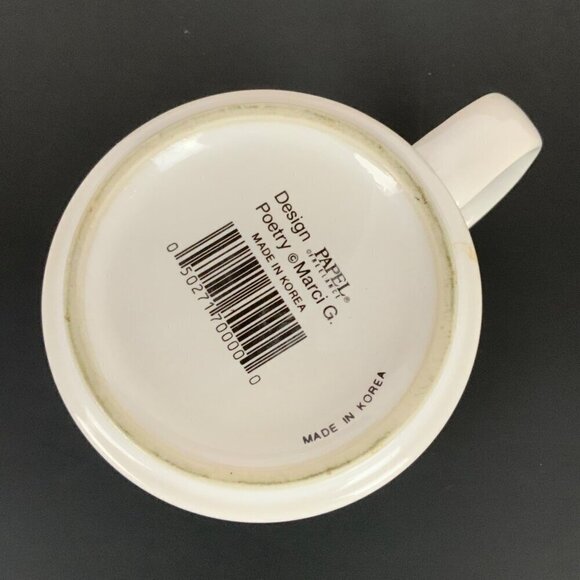 Ann Papel Poetry Name Coffee Mug Cup Ceramic 10 oz White Pink Vintage Gift - Picture 6 of 6